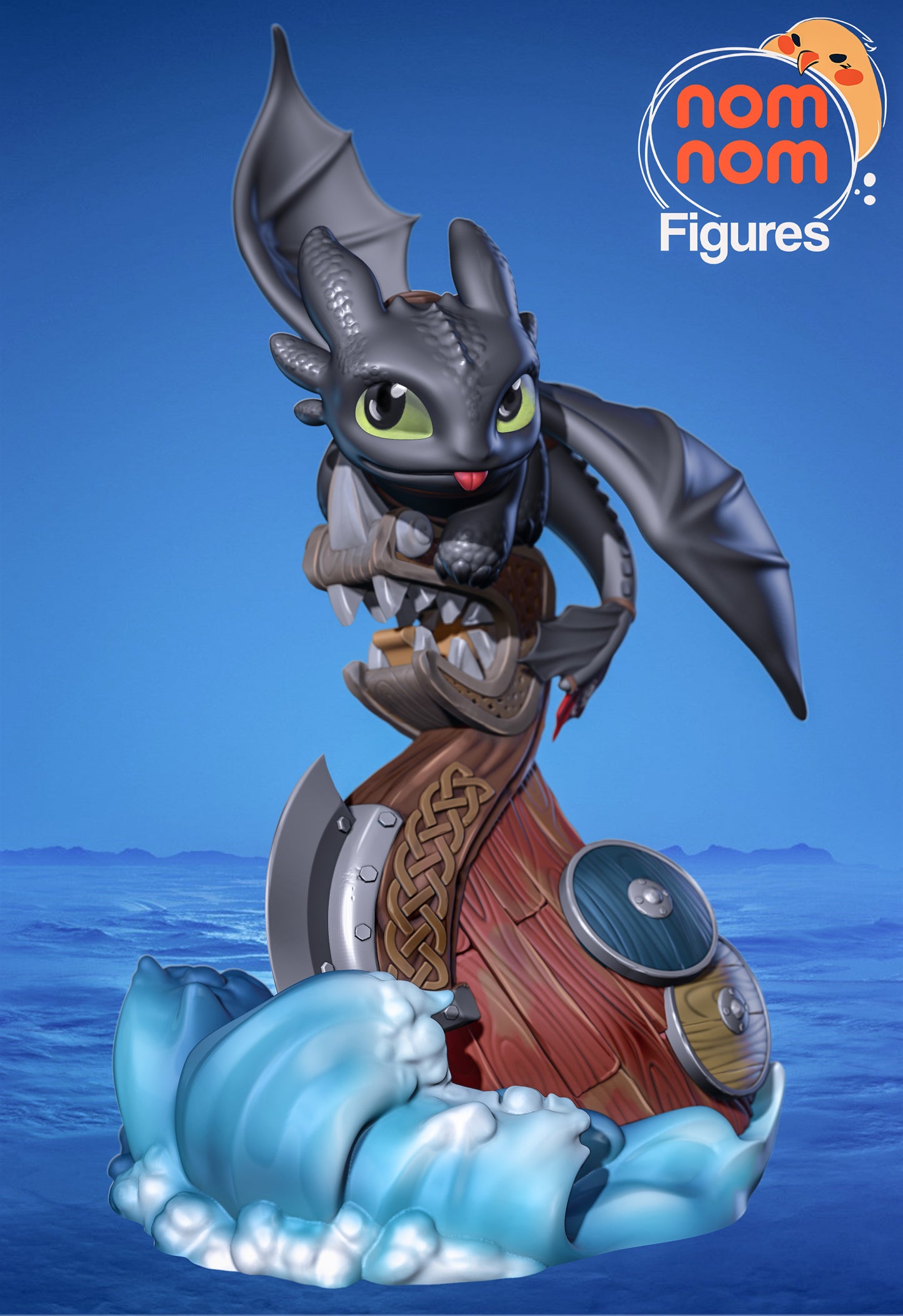 Chibi Toothless (Unpainted)