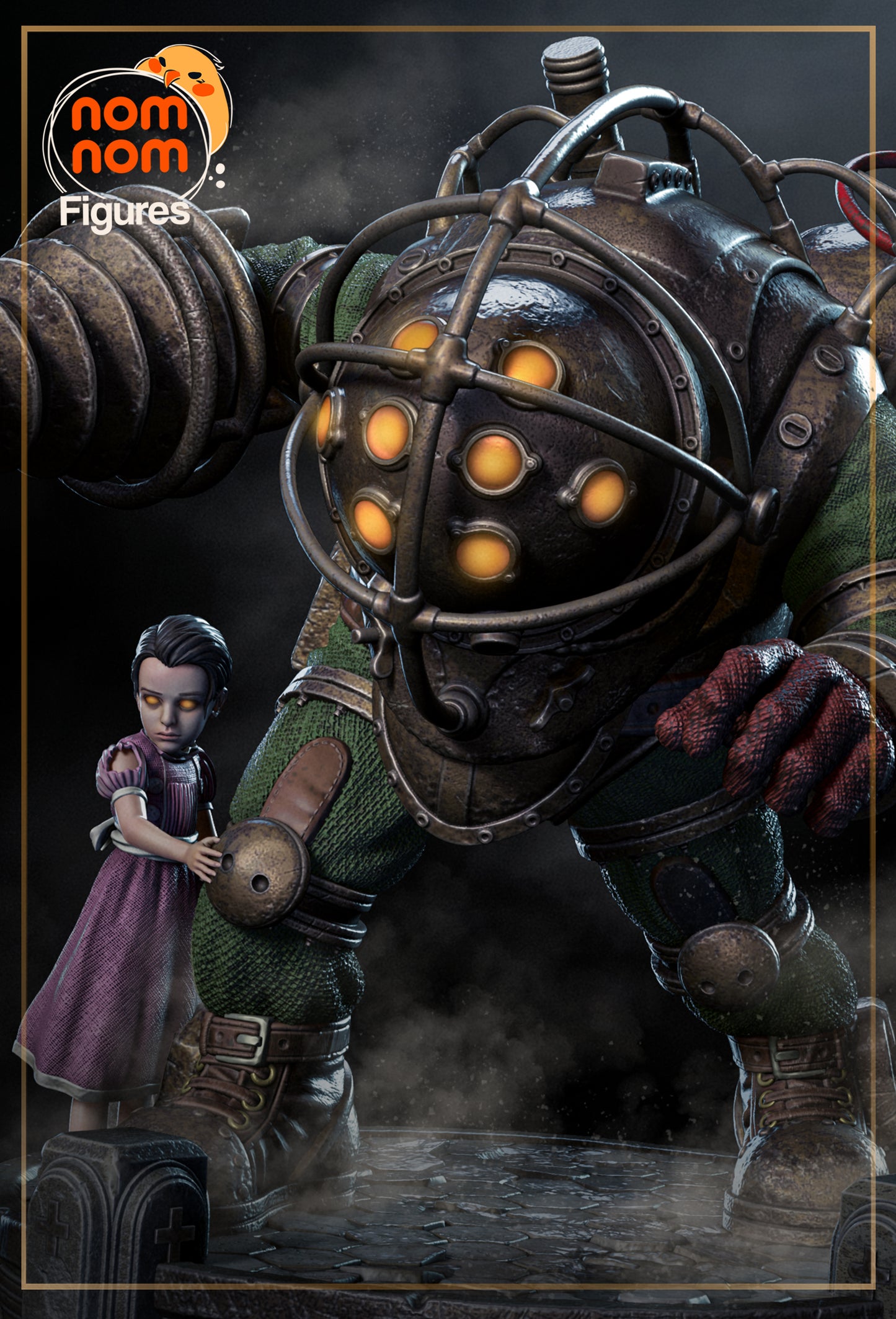 Bouncer Bioshock Diorama Fullsize Statue (Unpainted)
