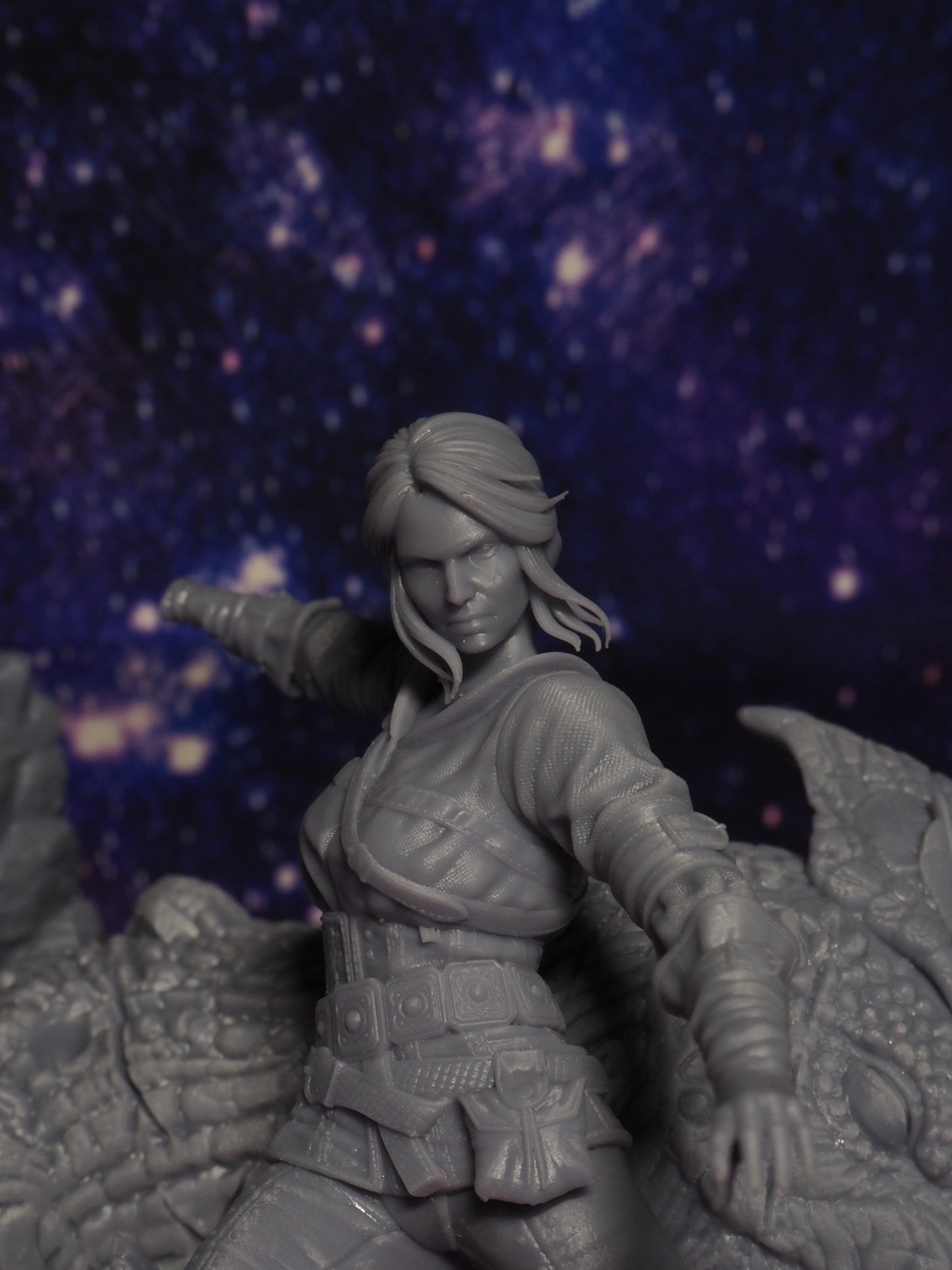 Ciri Diorama Fullsize Statue (Unpainted)