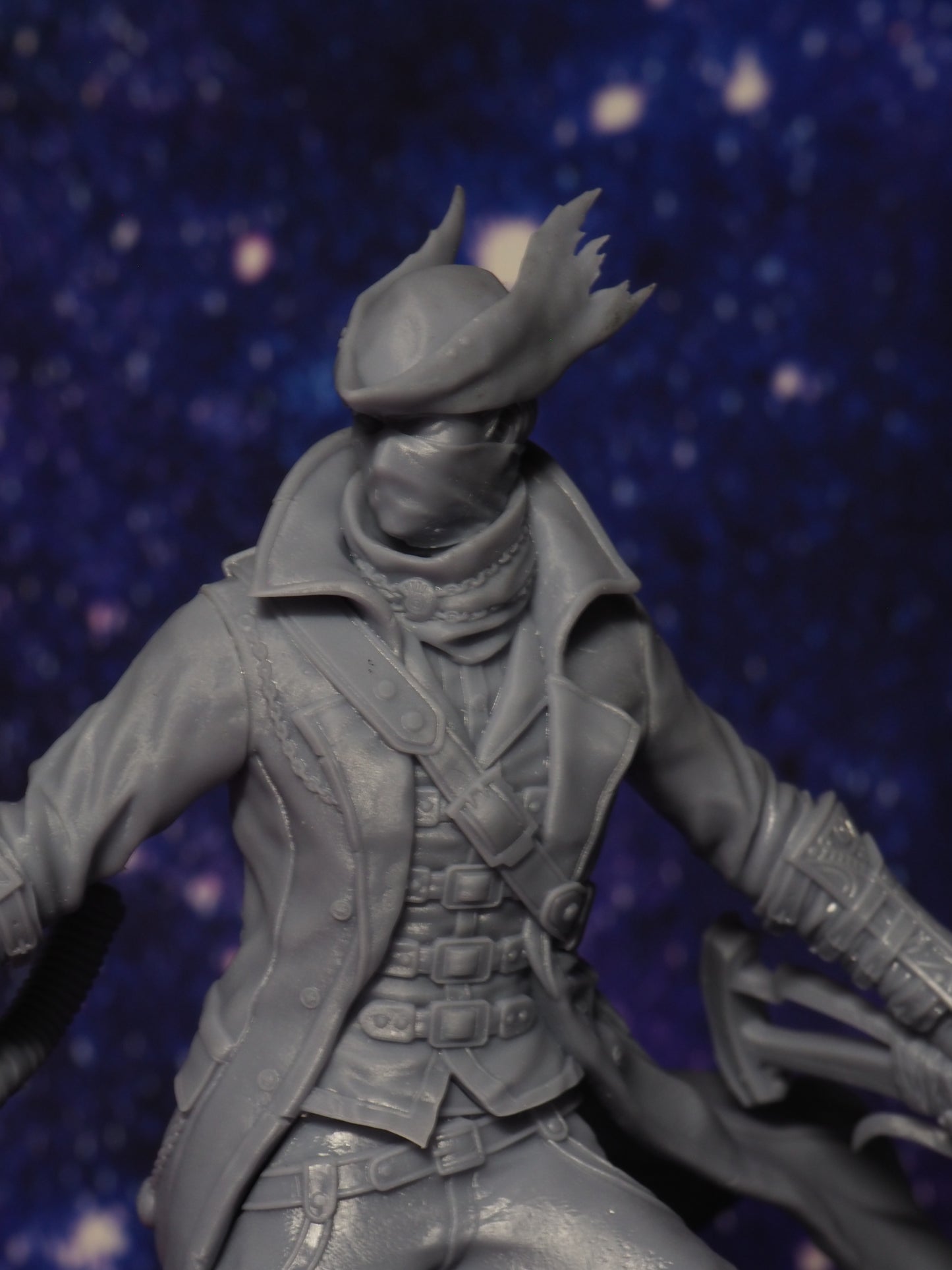 Hunter Bloodborne Diorama Fullsize Statue (Unpainted)