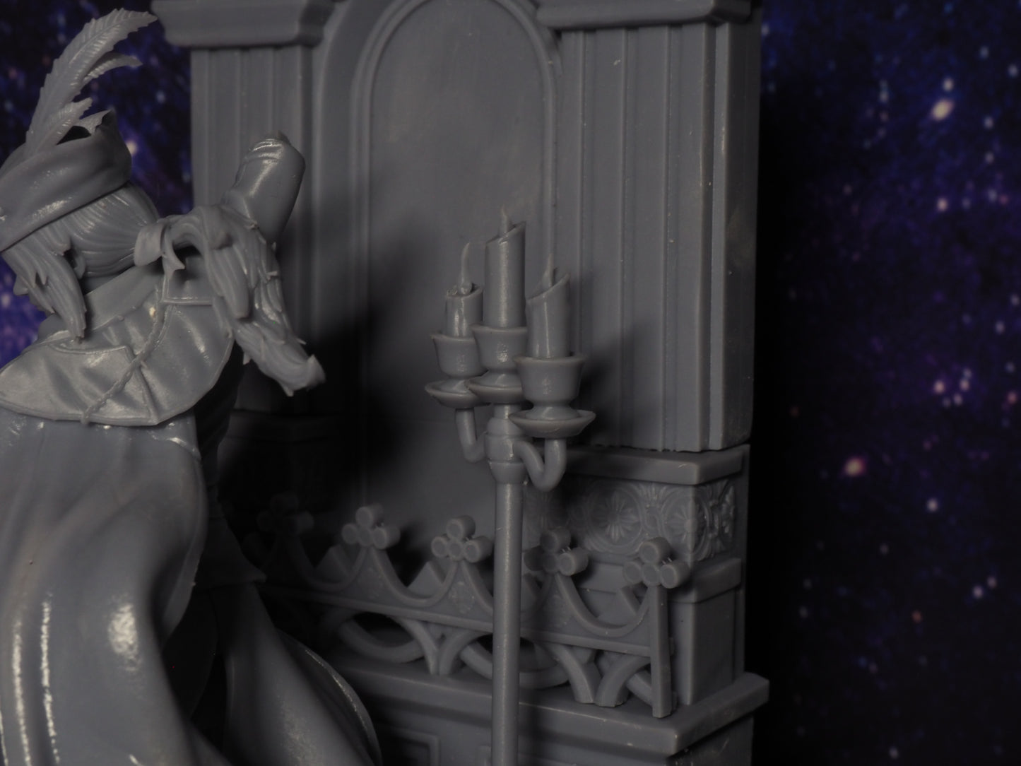 Lady Maria Bloodborne Diorama Fullsize Statue (Unpainted)