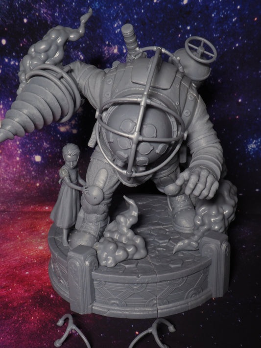 Bouncer Bioshock Diorama Fullsize Statue (Unpainted)