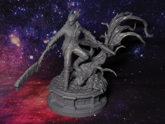 Hunter Bloodborne Diorama Fullsize Statue (Unpainted)