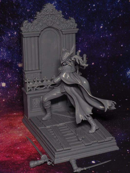 Lady Maria Bloodborne Diorama Fullsize Statue (Unpainted)