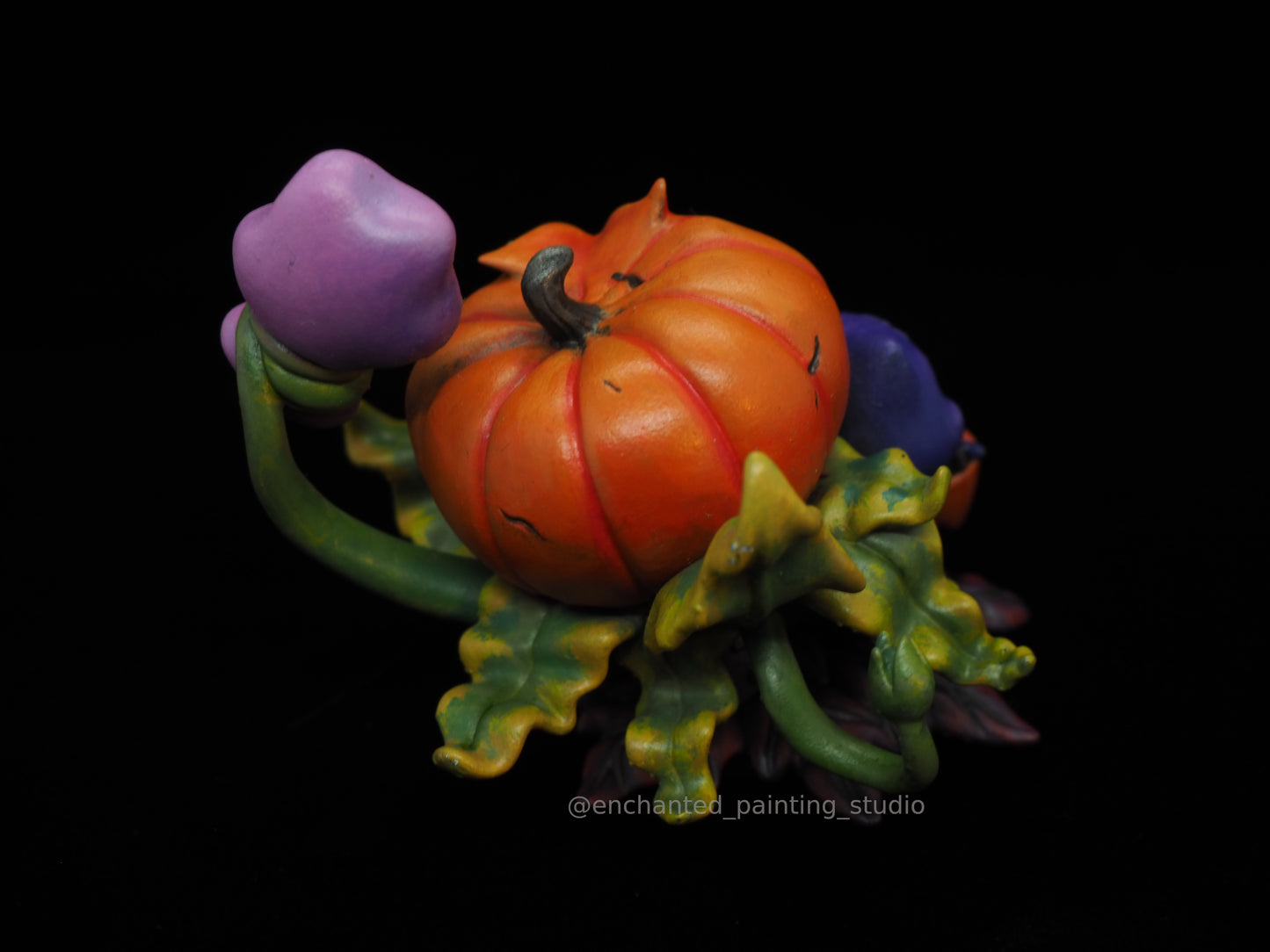 Chibi Halloween Flower Toad